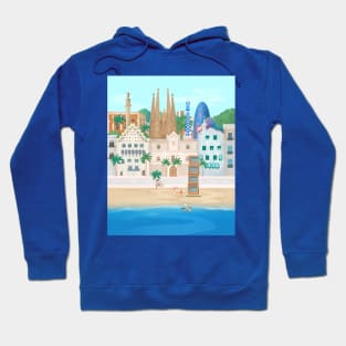 Barcelona city Hoodie